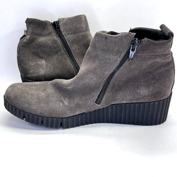 The Flexx Easy Does It Women’s Wedge Ankle Bootie Size 8.5 in Gray - Picture 8 of 16